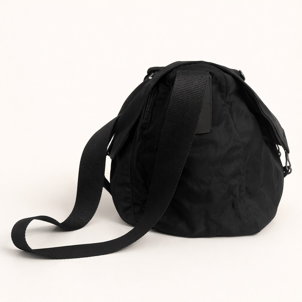 Prada Black Tessuto Nylon Messenger Bag - Picture 5 of 11